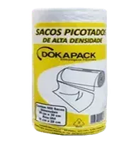 Bobina Plástica Picotada Fundo Reto